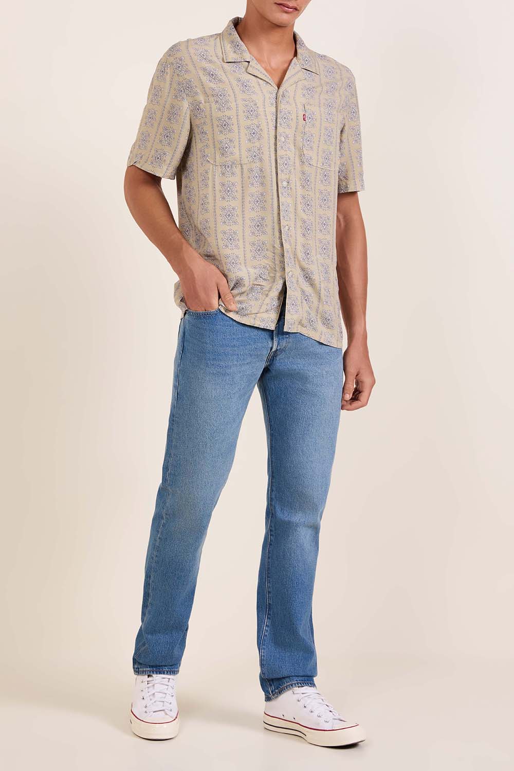 מכנסי ג'ינס 501 בגזרה ישרה